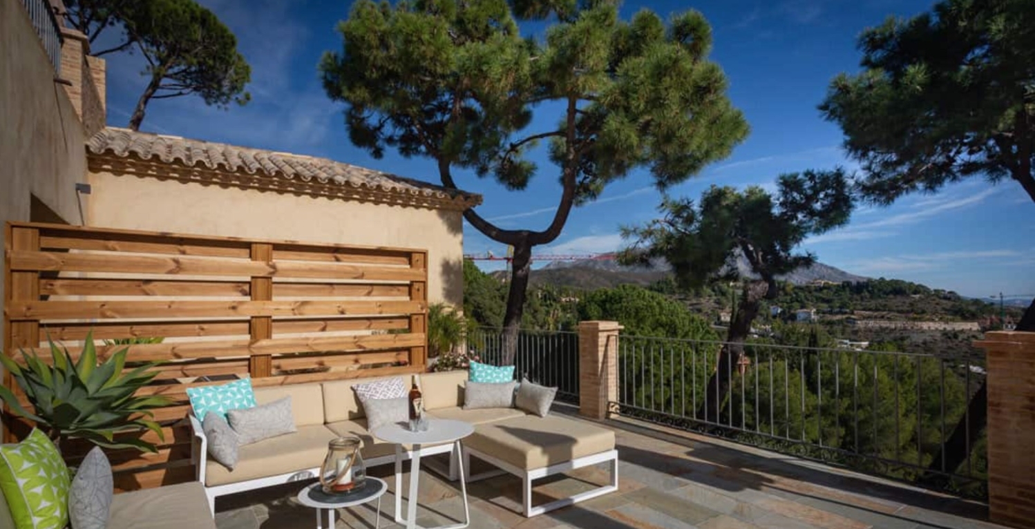 Villa Infinity Marbella master bedroom terrace
