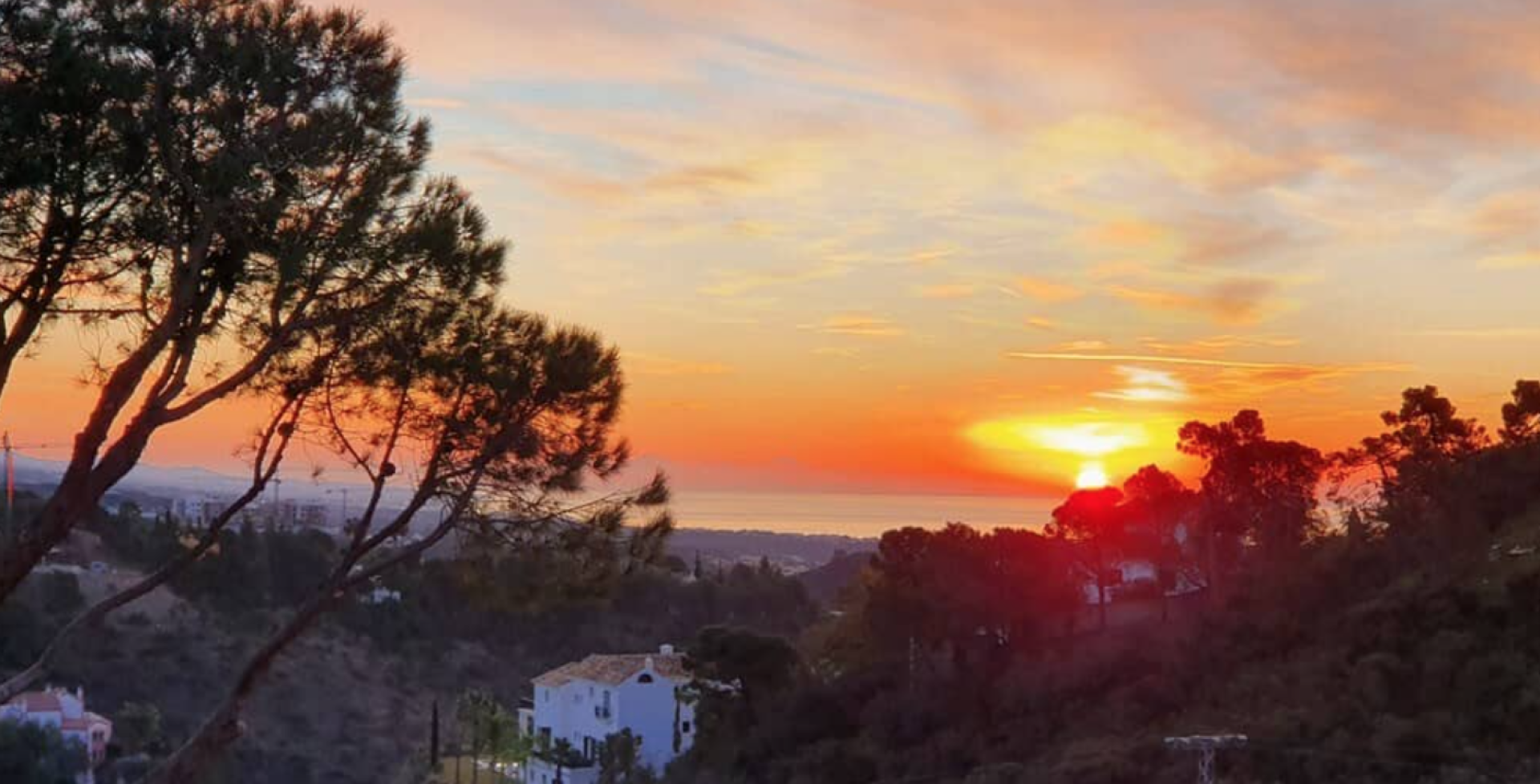 Villa Infinity Marbella sunset
