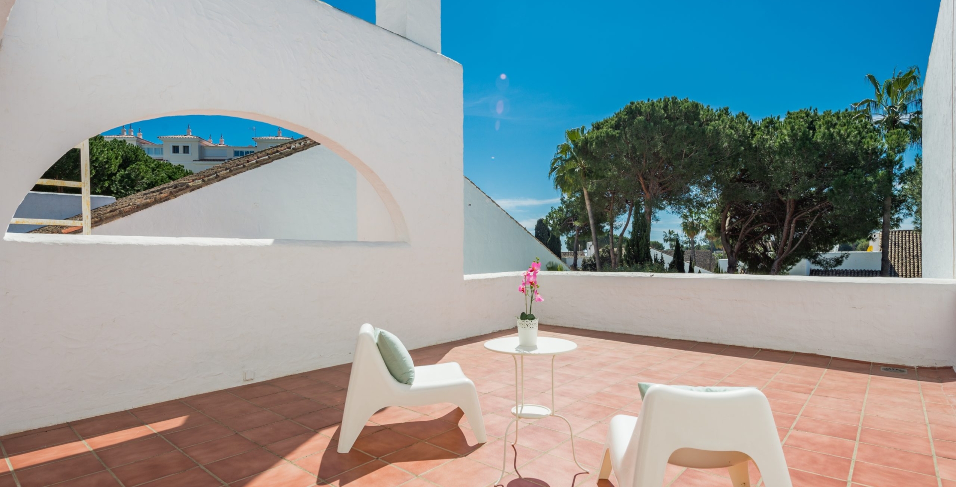 Villa Mar 6 Marbella rental roof terrace
