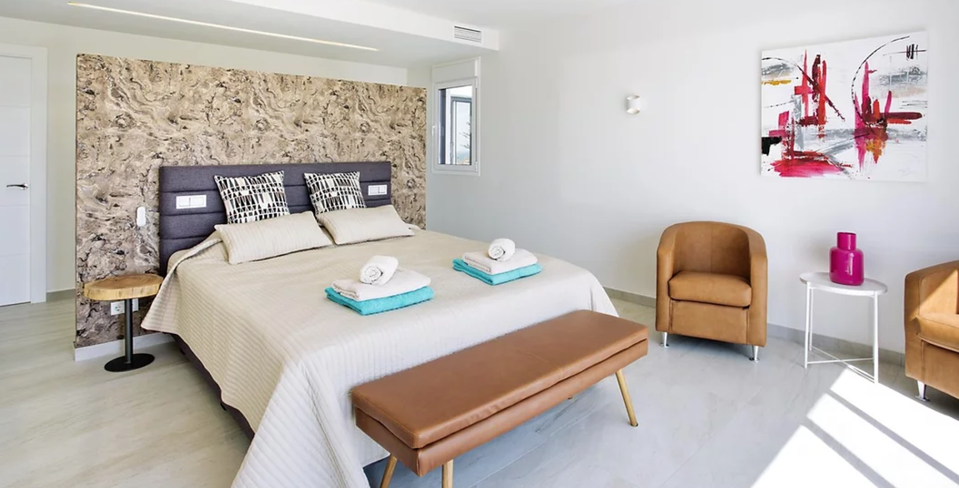 Villa Seaview Marbella 8 bedrooms luxury double bedroom