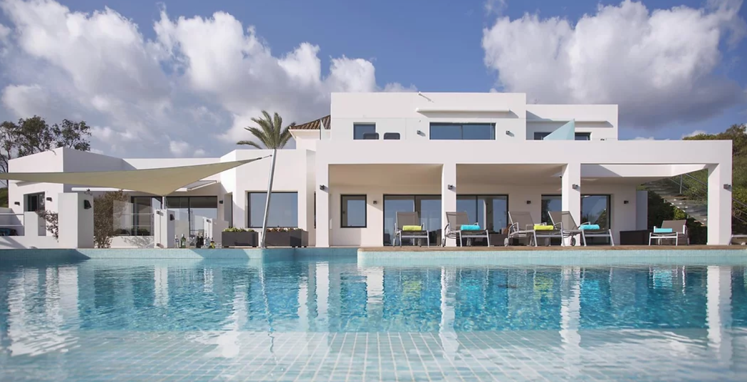 Villa Seaview Marbella 8 bedrooms pool to villa