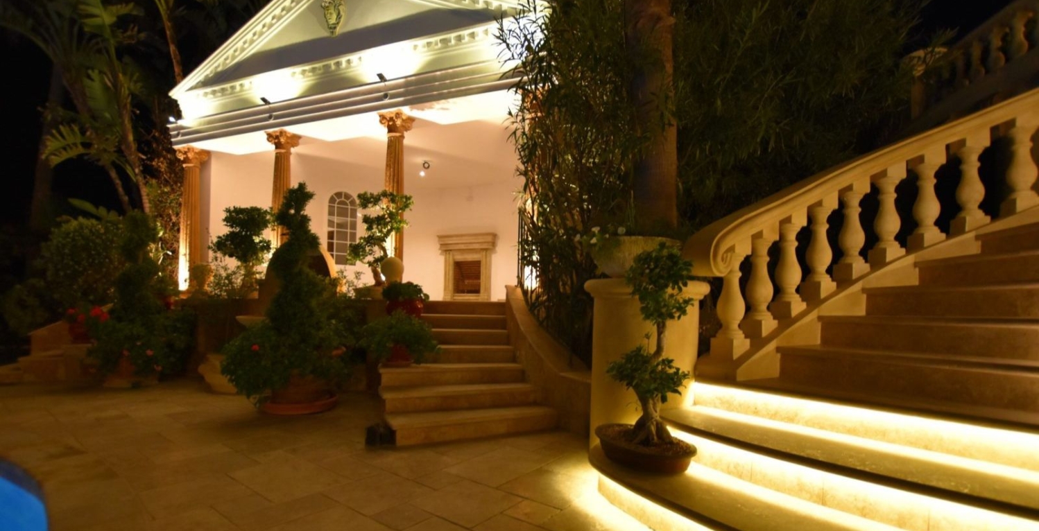 Villa Ocean 9 bedroom Marbella – night-view2