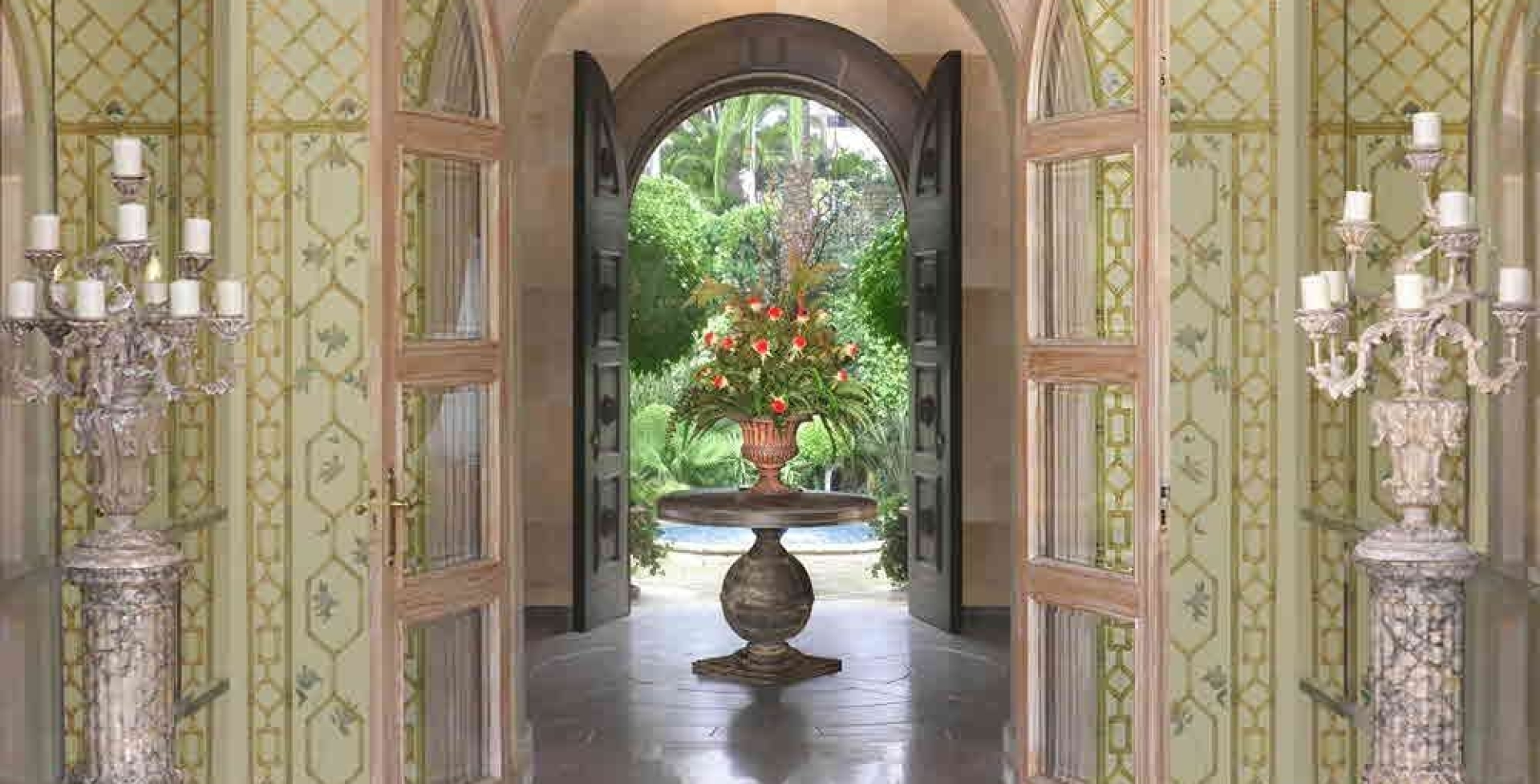 Villa Ocean 9 bedroom Marbella – spectacular-entrance