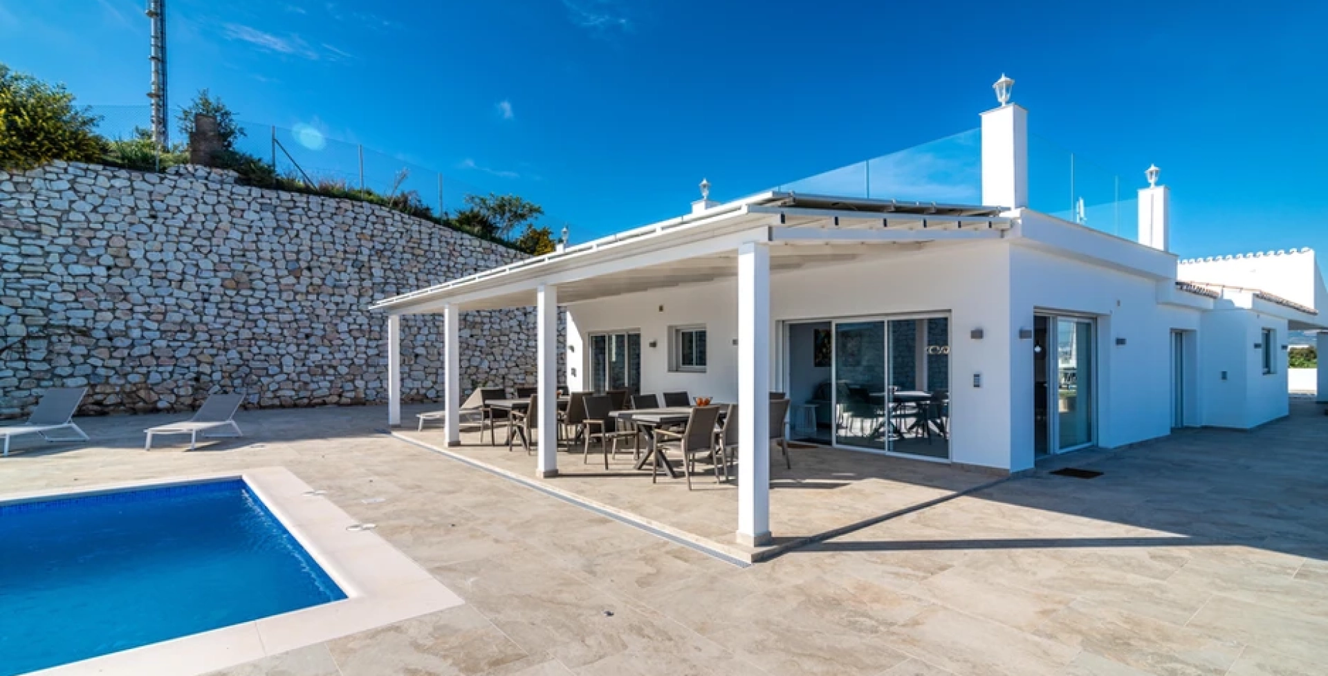 Villa Stocko 7 bedroom – pool-terrace