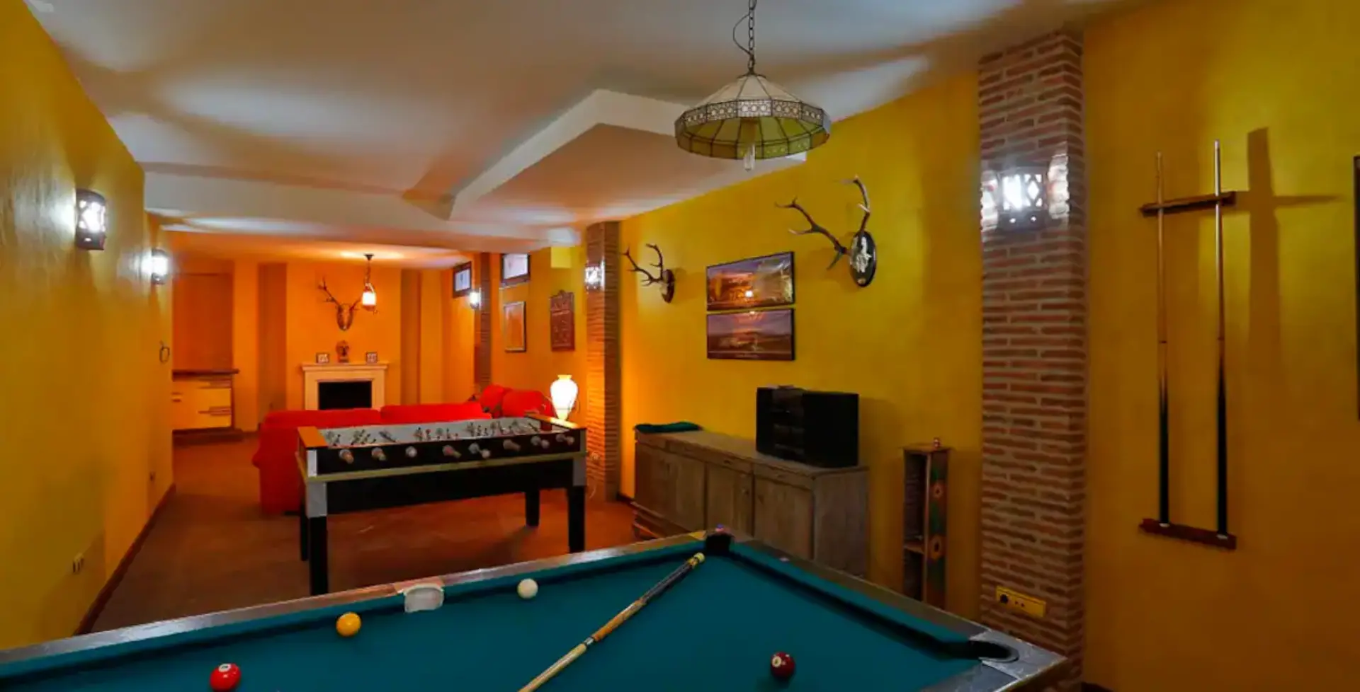 Marbella Mansion rental villa games room 3
