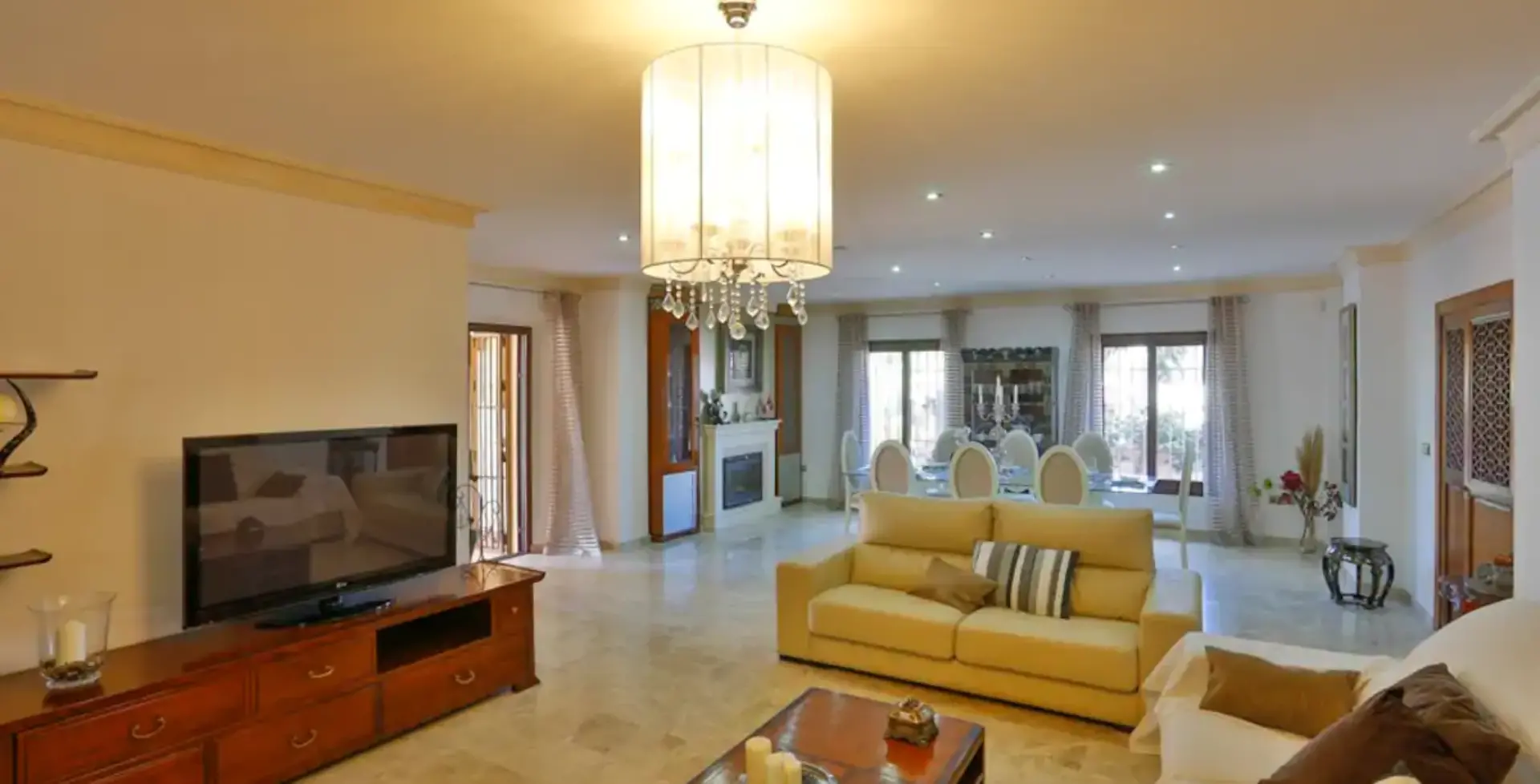 Marbella Mansion rental villa lounge 3