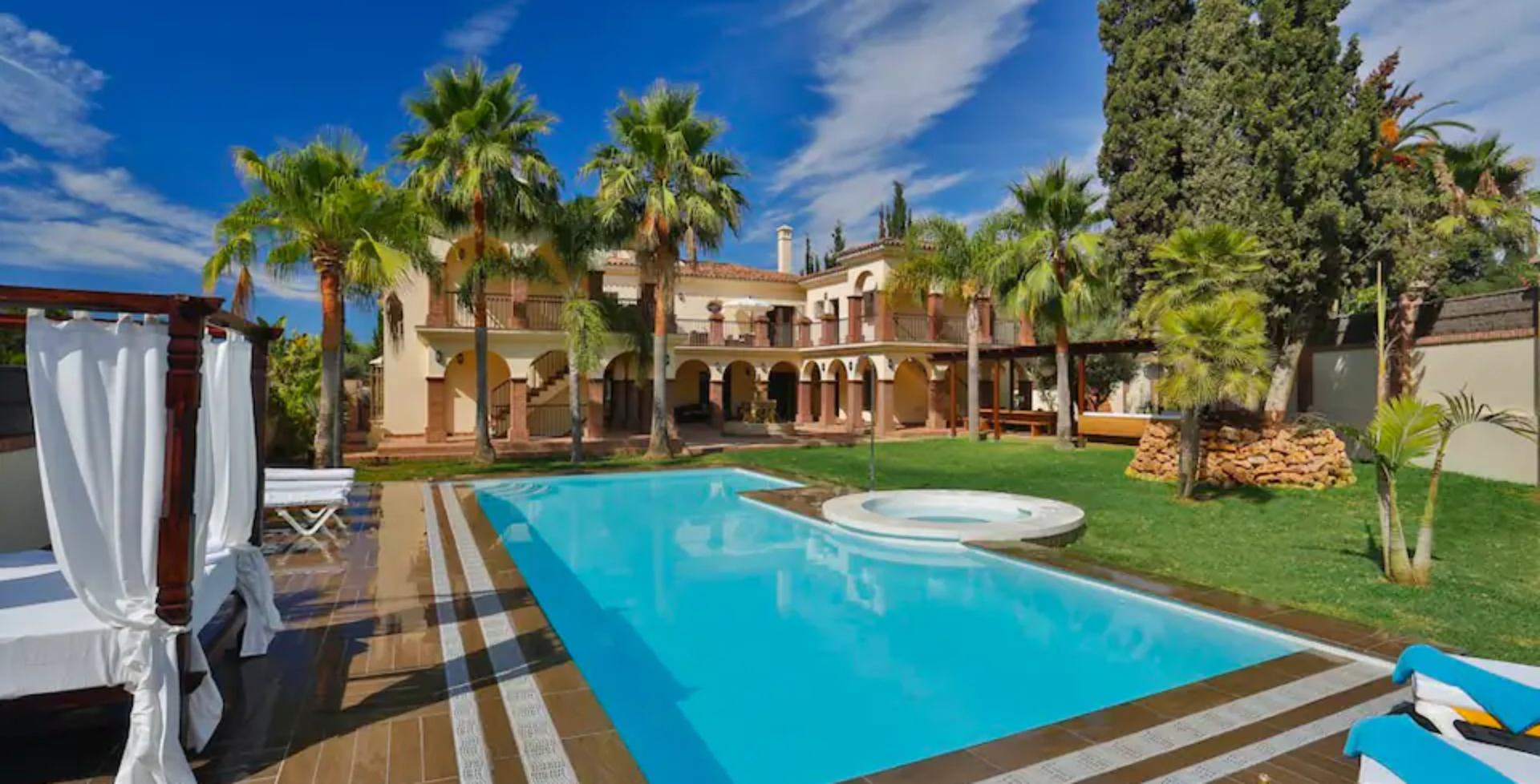 Marbella Mansion rental villa pool