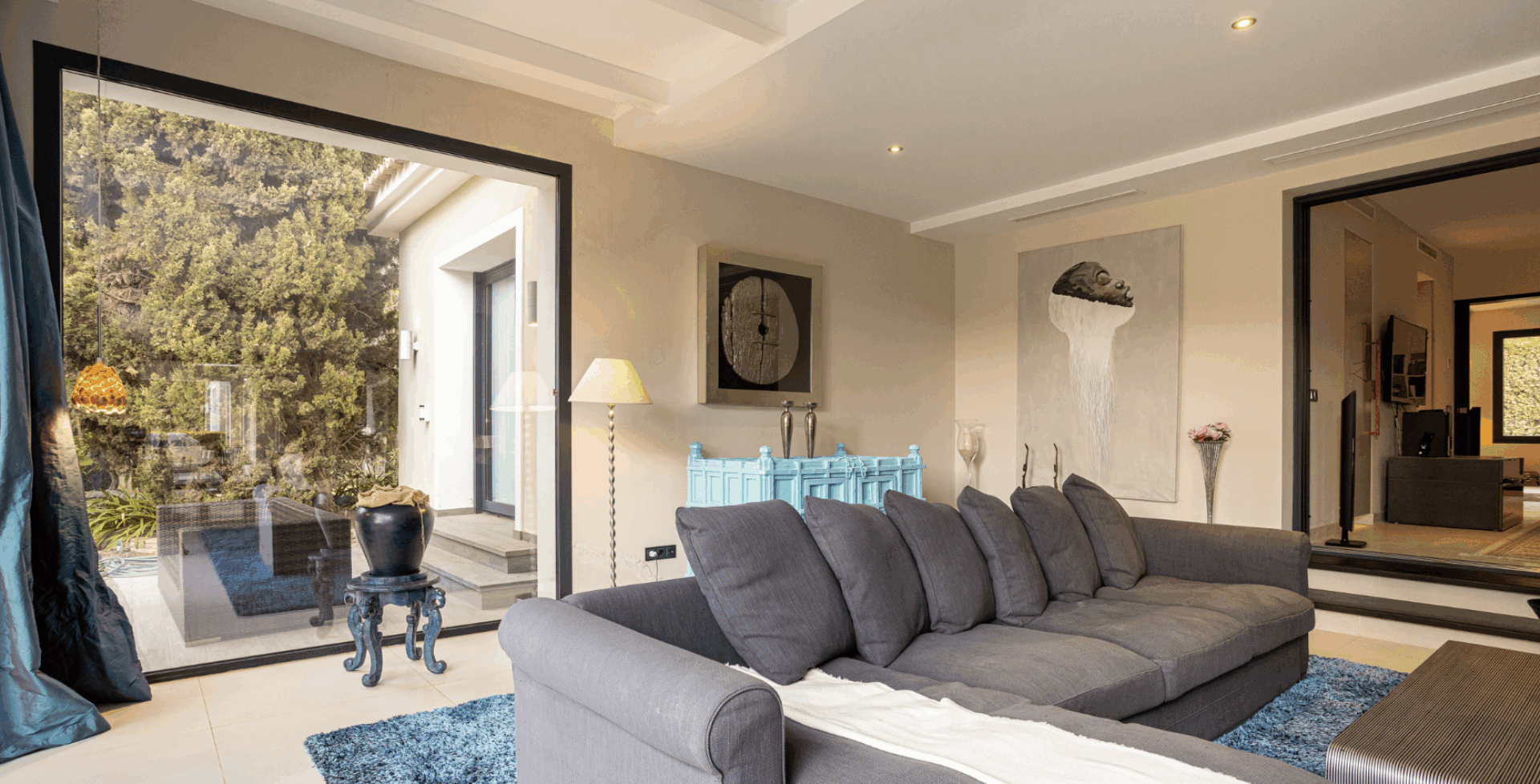 Villa Maji beachfront villa Marbella inside