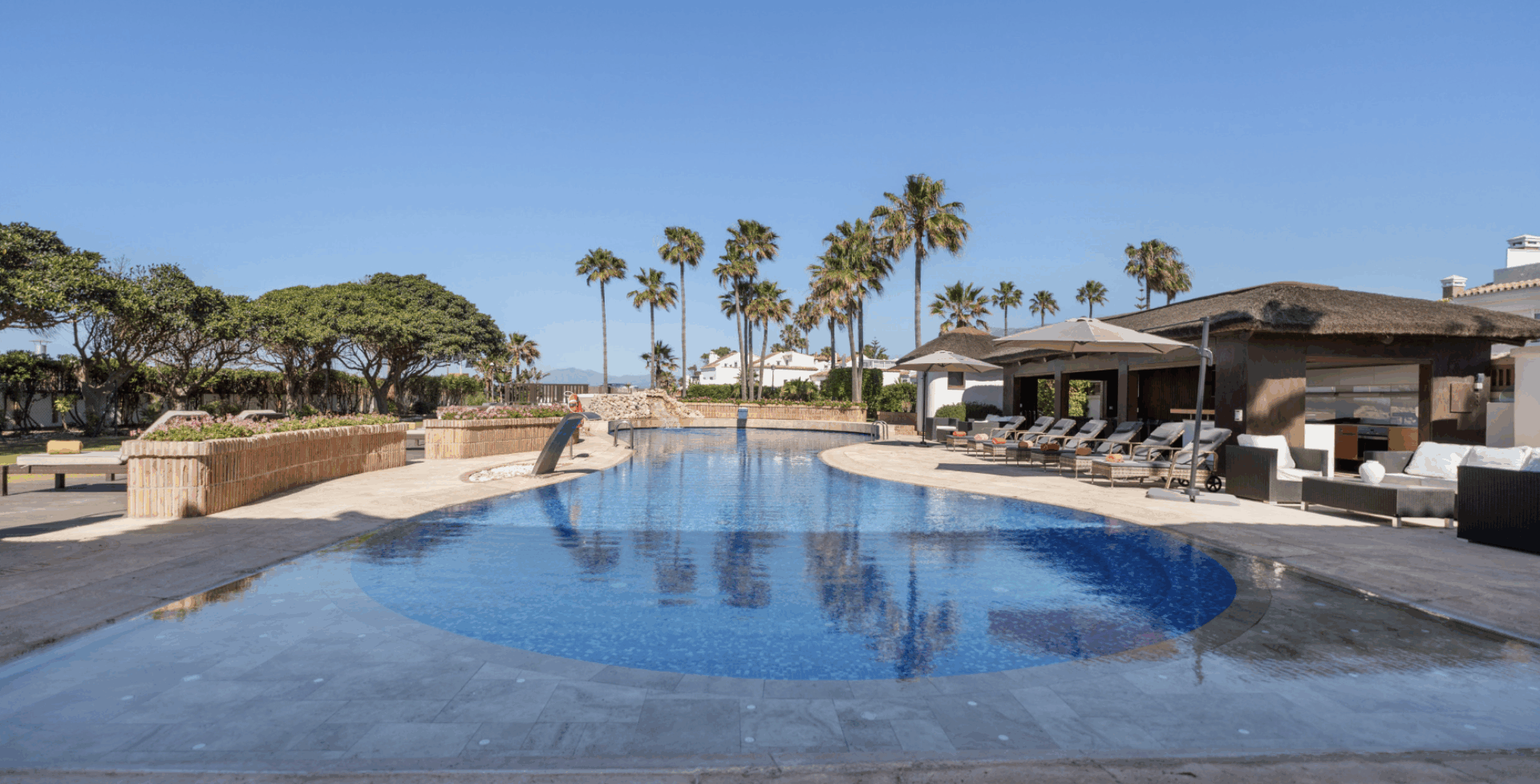 Villa Maji beachfront villa Marbella pool