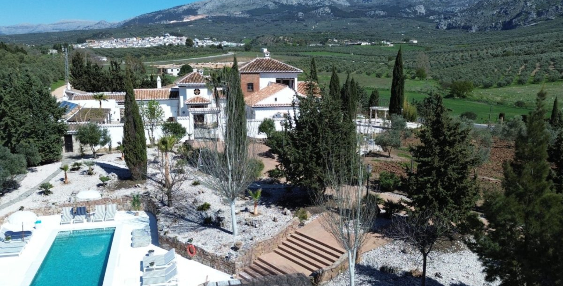 Finca-Paradise 12 bedrooms_aeriel view - luxury villas marbella