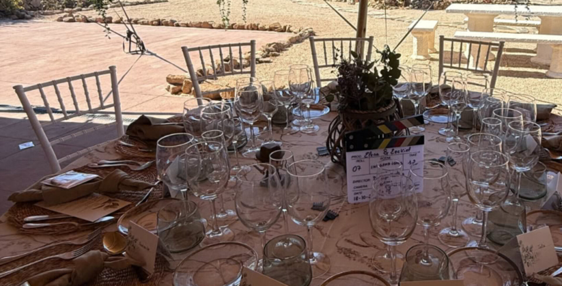 Finca-Paradise-event tables 12 bedrooms luxury villas marbella