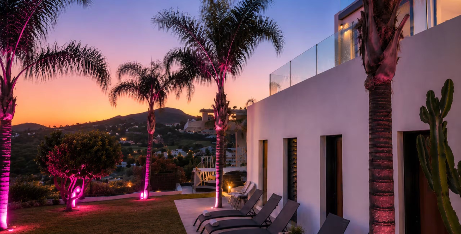 Villa Xtra night lights